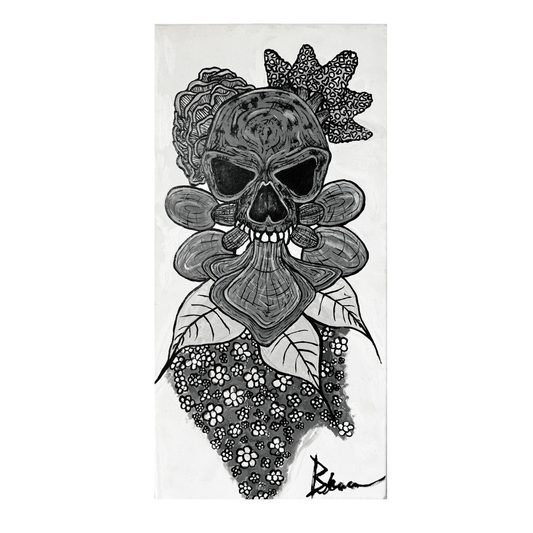 Greyscale Skull